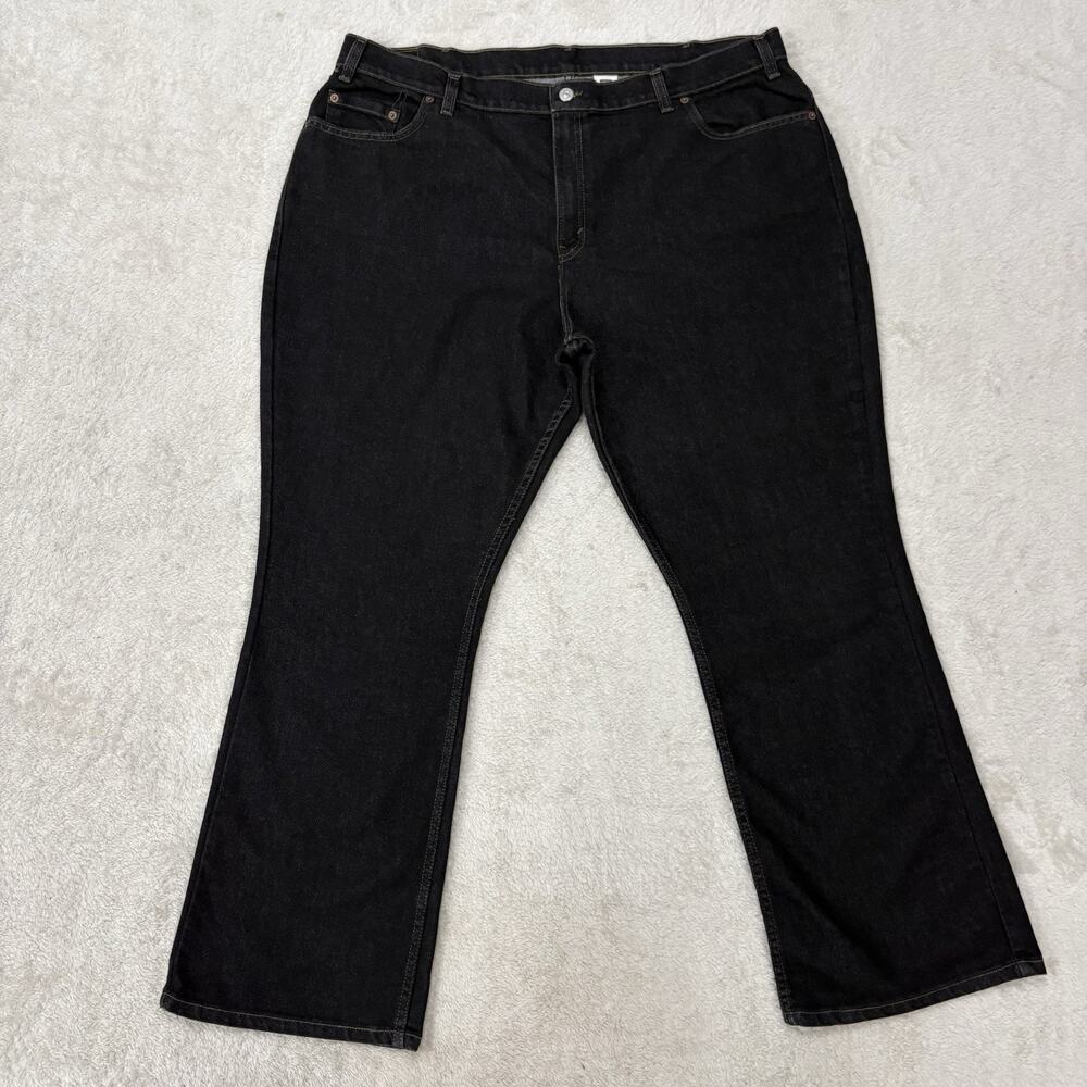 Vintage Levi’s 515 Womens 22M Black Bootcut Lower Rise Jeans Made USA